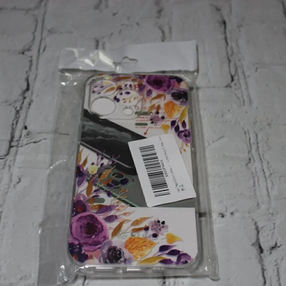 iPhone 13 Pro Clear FLORAL Phone Case 6.1" - Picture 4 of 4